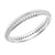 Knife Edge Eternity Ring with CZ (R3818C)