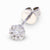 18ct White Gold Diamond Cluster Studs G777366