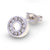 18ct White Gold Circle of Life Diamond Studs G777376