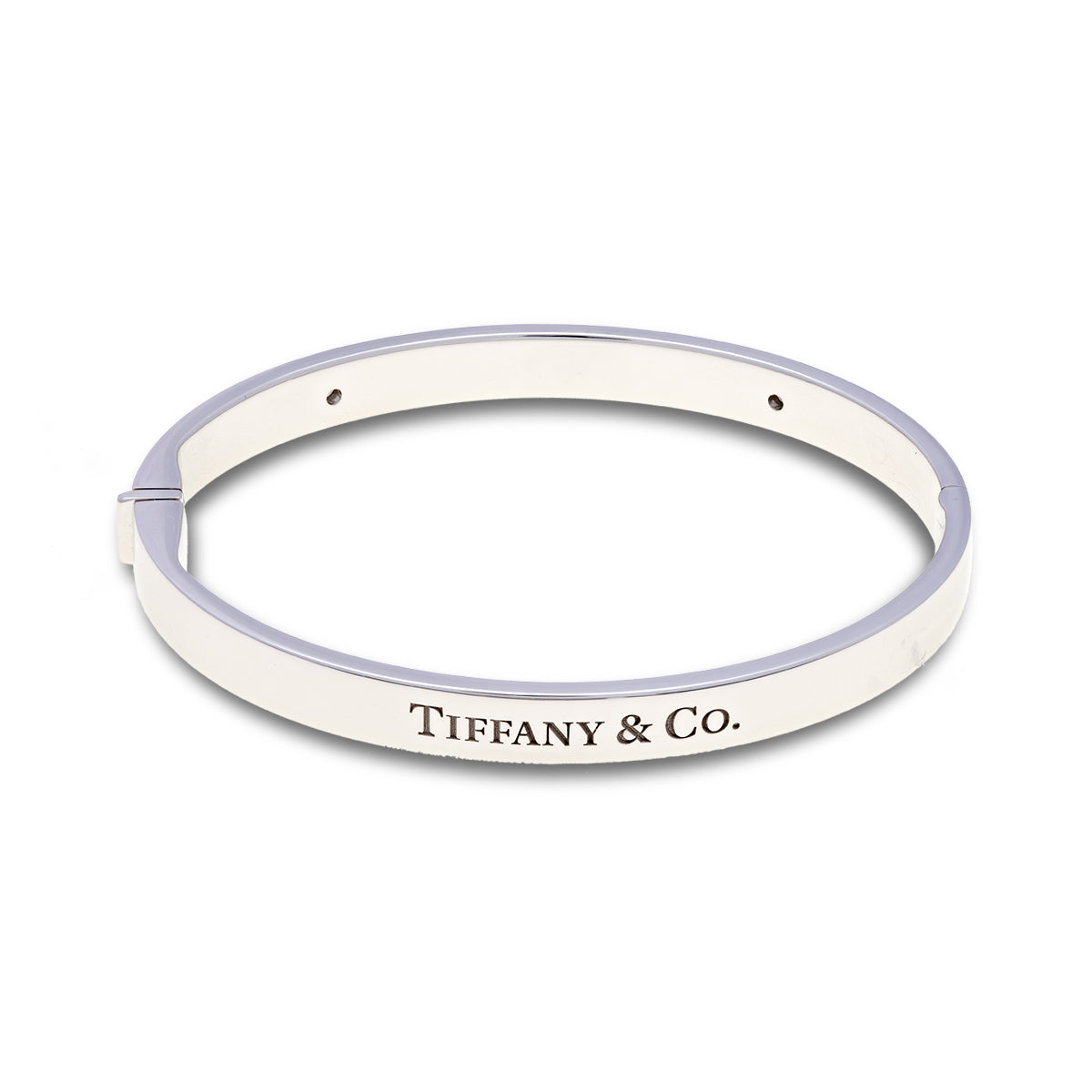 Tiffany & Co. Infinity Platinum Diamond Charm Bracelet Tiffany