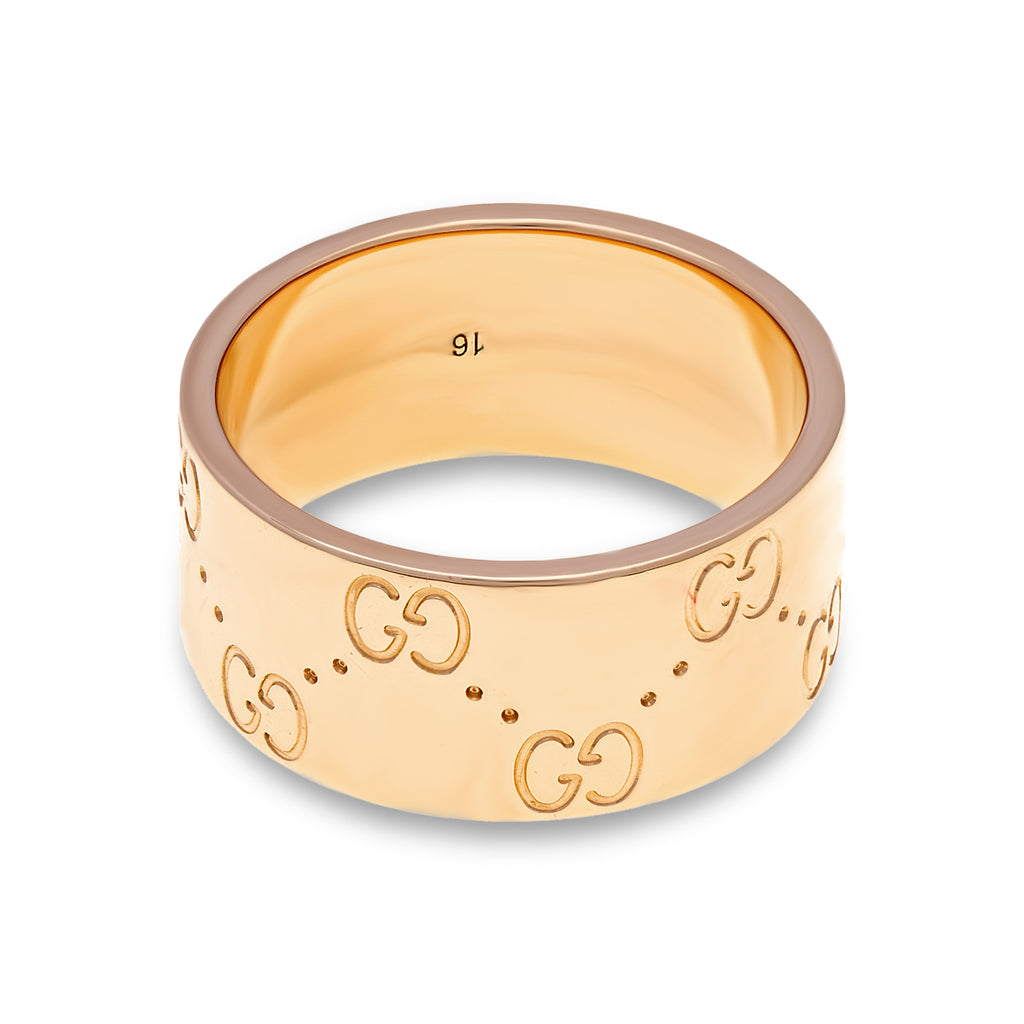 Gucci icon ring gold sale