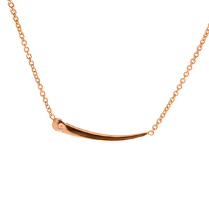 18ct Yellow Gold Diamond Bar Necklace