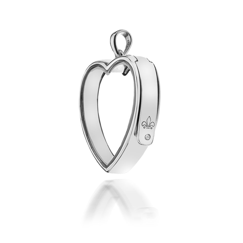 Sterling Silver Large Love Locket