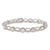 18ct White Gold Opal Diamond Bracelet