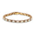 18ct Yellow Gold Opal Diamond Line Bracelet
