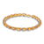 18ct Yellow Gold Citrine Diamond Line Bracelet