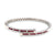 18ct White Gold Diamond Ruby Bangle