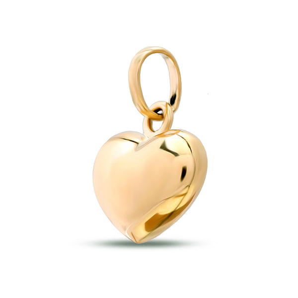 18ct Yellow gold Links of London solid heart charm Jewellery