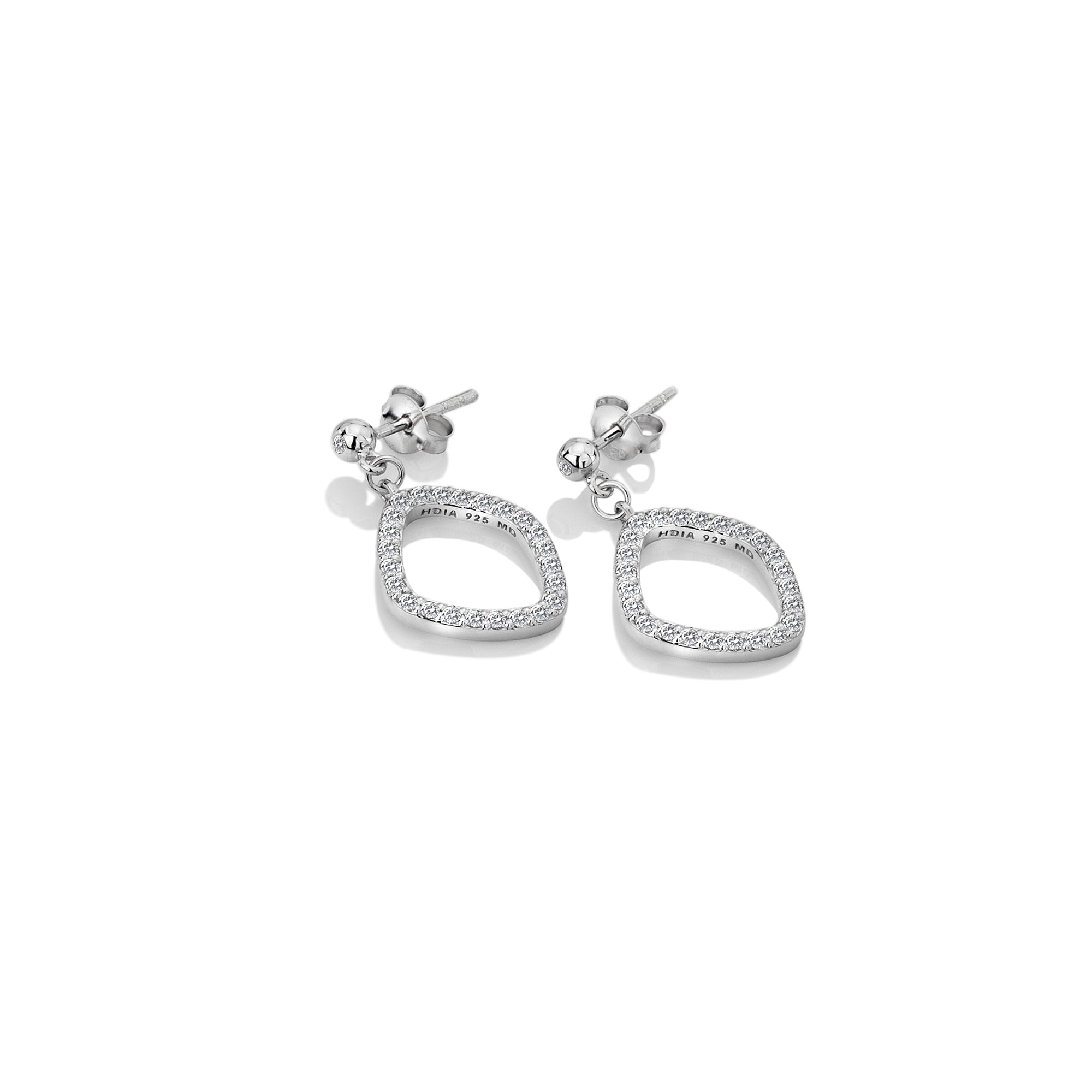 Behold White Topaz Statement Earrings