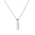 18ct White gold Tiffany & Co diamond bar necklace