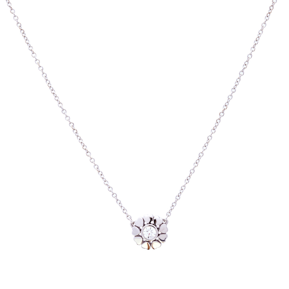 18ct White gold Tiffany & Co Palamo Picasso Crown of Heart necklace