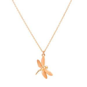 18ct Yellow gold Tiffany & Co Dragonfly necklace